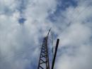 Looking up the tower... that's long way up for someone who's scared of heights! 